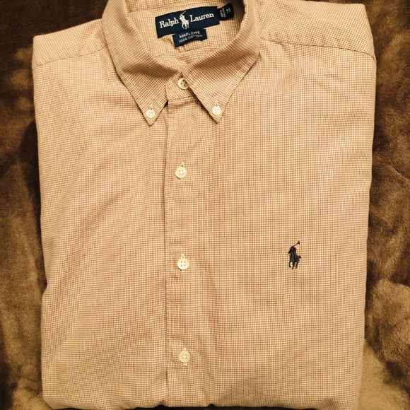 Classic Men’s Long-Sleeve Polo Button-Down Shirts - Picture 6 of 8